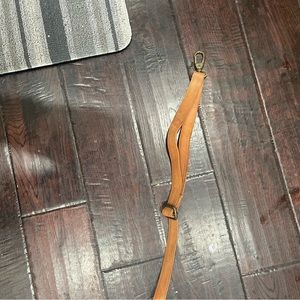 Bandolier leather phone case strap
